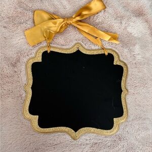 Large Gold Marquee sign